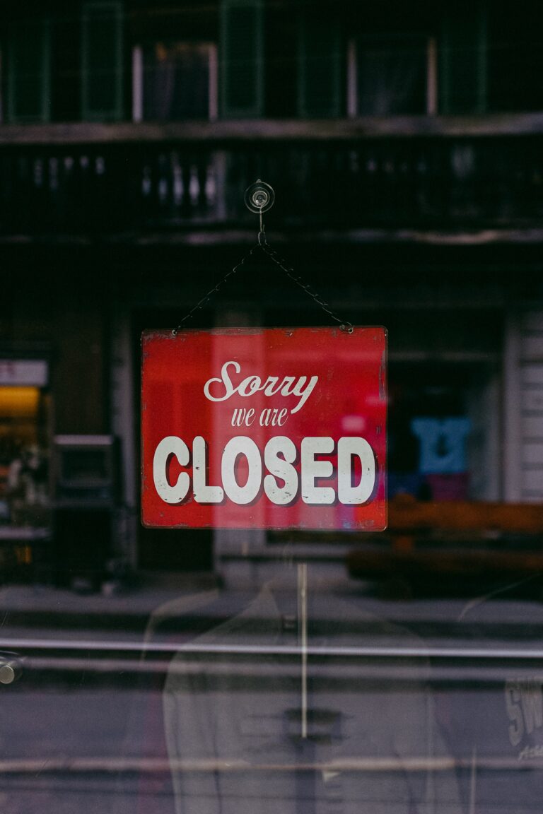 closed sign